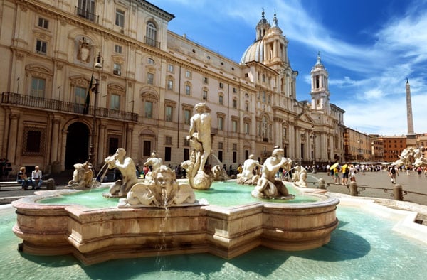 Moor Fountain in Rome