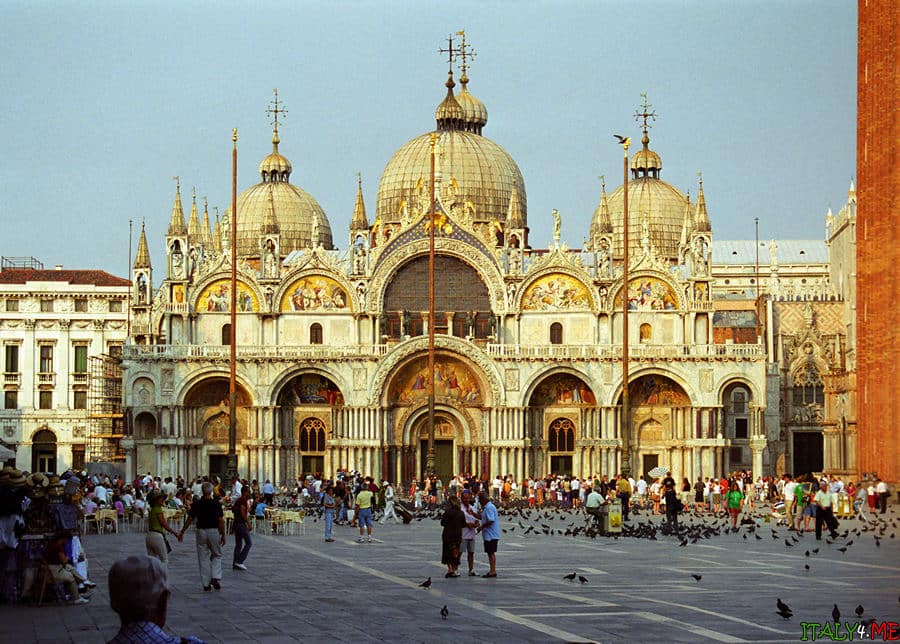 St. Mark's Basilica in Venice in the morning
