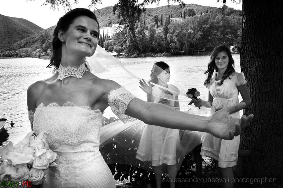 Красивая свадебная фотосессия в Италии