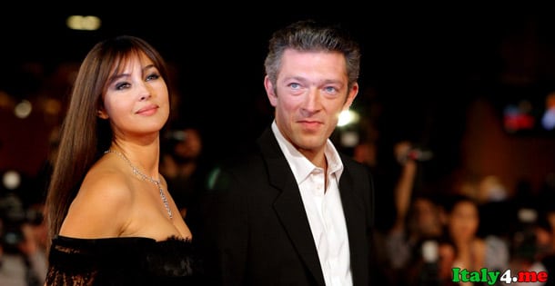 Vincent Cassel and Monica Bellucci at the premiere of the film