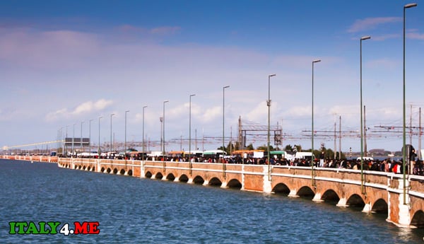 Liberty bridge in Venice
