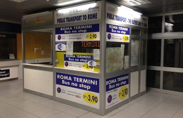 Bus tickets Rome Ciampino Airport