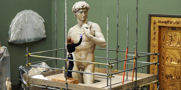 A plaster copy is in the Victoria & Albert Museum in London