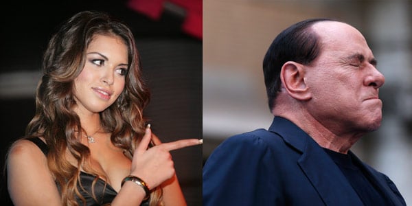 Ruby (Karima El Marug) and Berlusconi