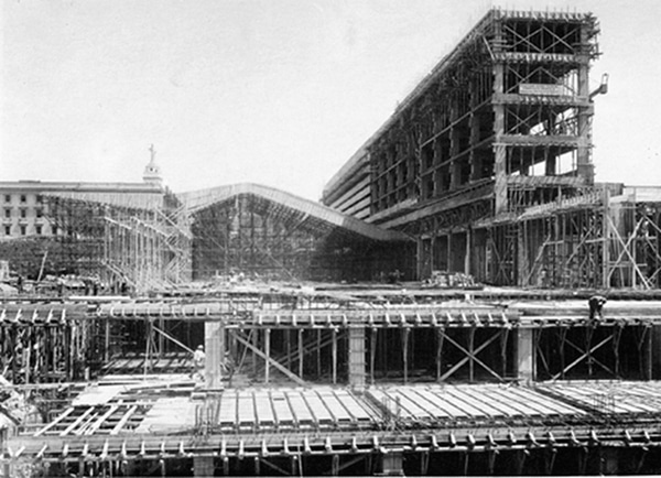 Reconstruction of Termini railway station in Rome
