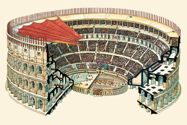 Structure of the Colosseum