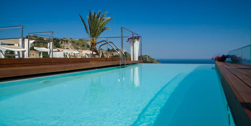 3 star hotel with swimming pool Taormina Sicily