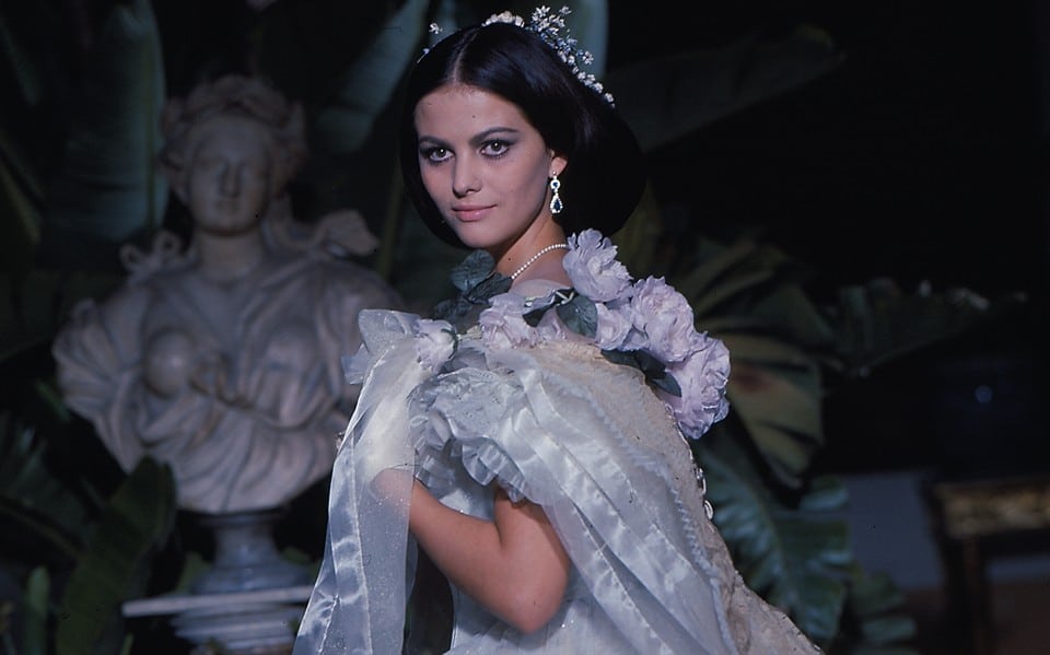 Claudia Cardinale in the movie "The Leopard"
