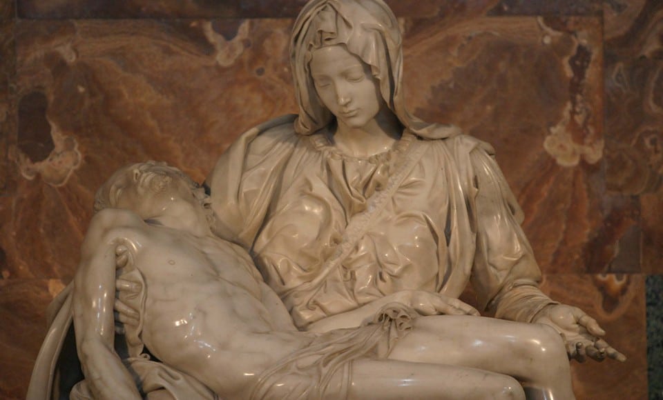 Michelangelo's Pieta after restoration
