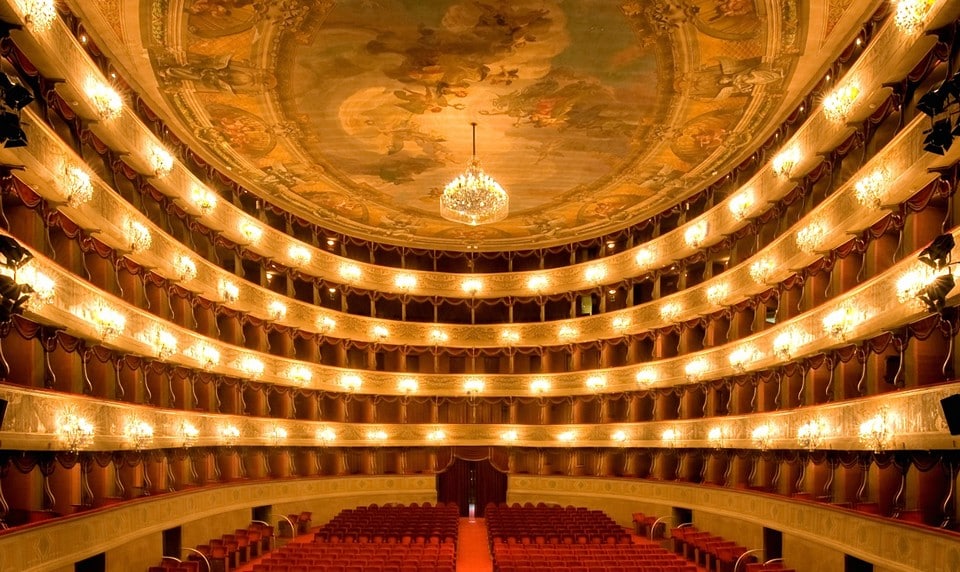 The Gaetano Donizetti Theater (Teatro Gaetano Donizetti) in Bergamo