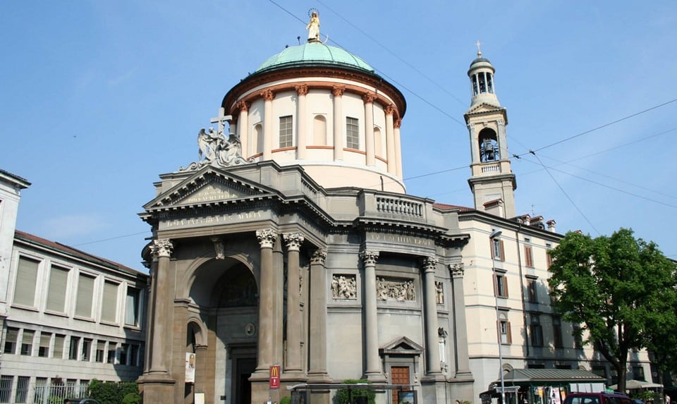Church of the Immaculate Virgin Mary in Bergamo Italy