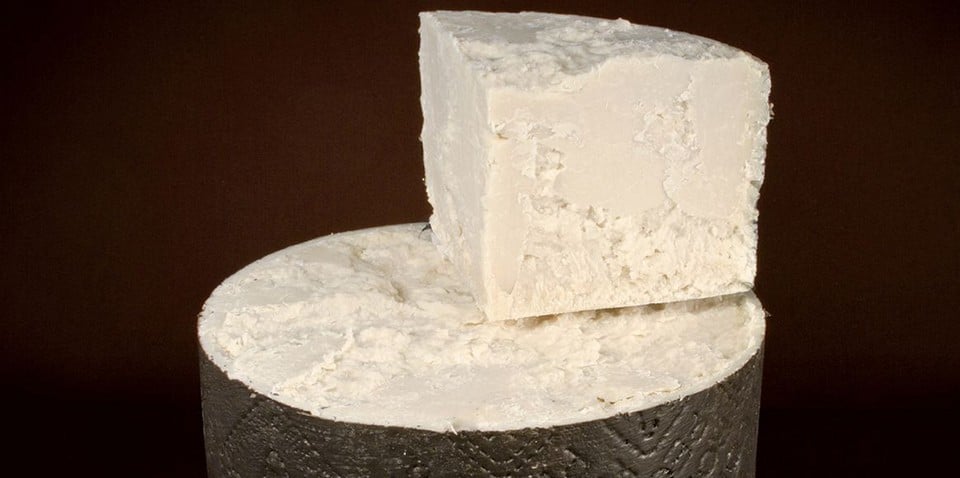 Pecorino Romano large piece of cheese