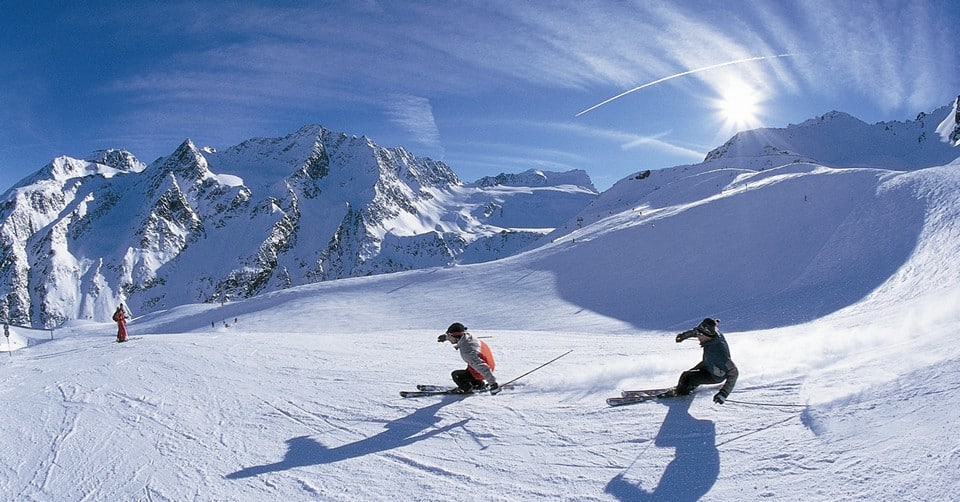 The resort of Cervinia has a mild mountain climate