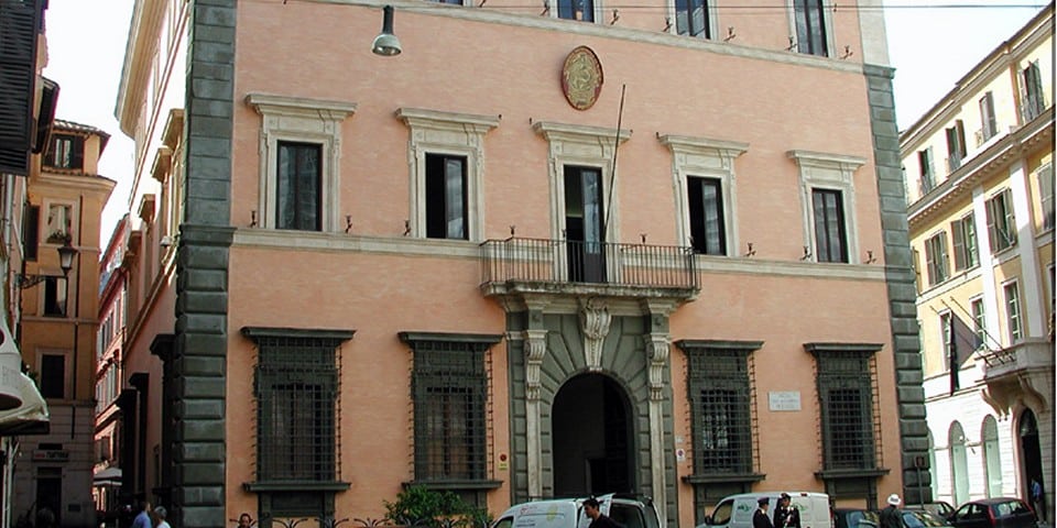 Palace of Carpegna in Rome