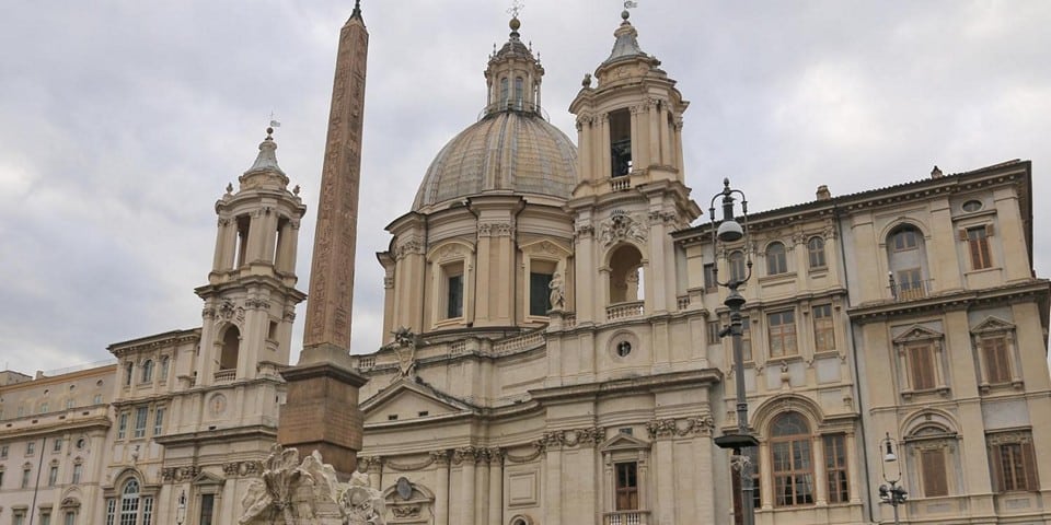 Church "Sant'Agnese in Agone" in Piazza Navona, Rome