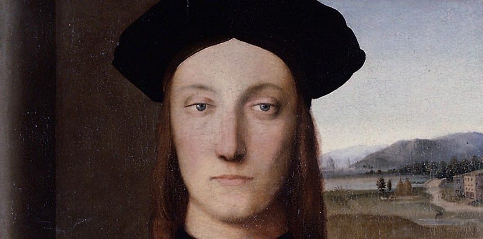 Portrait of Guidobaldo da Montefeltro by Rafael Santi