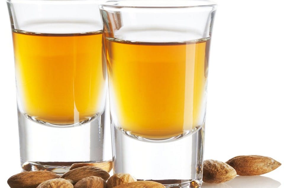 Amaretto - a drink based on herbs and bitter almonds