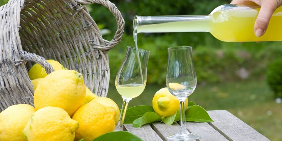Lemon liqueur Limoncello