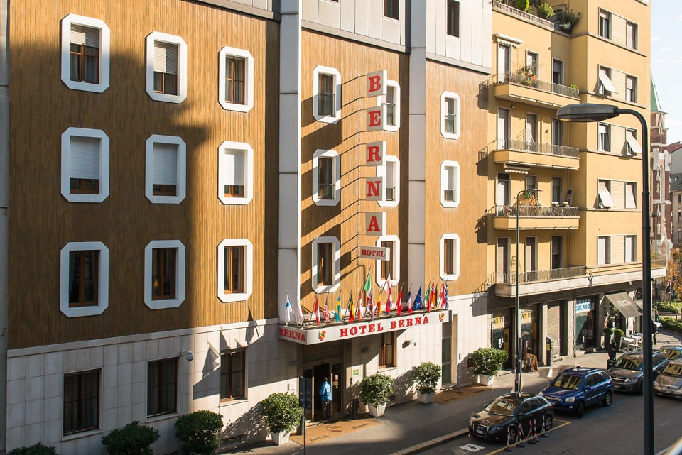 4-star hotel near a railway station in Milan Hotel Berna