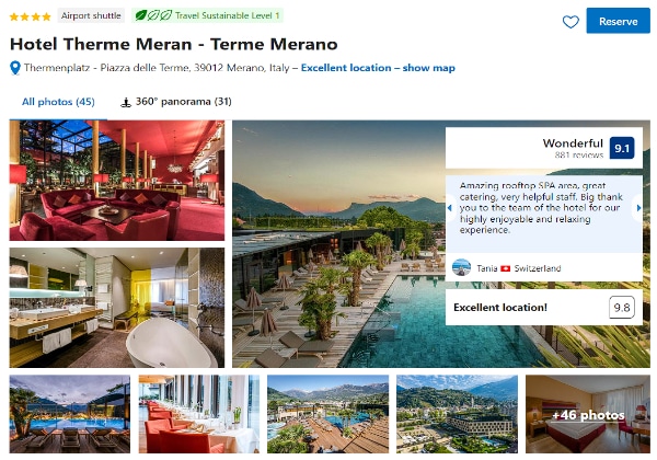 4-star Hotel in Merano Terme Merano
