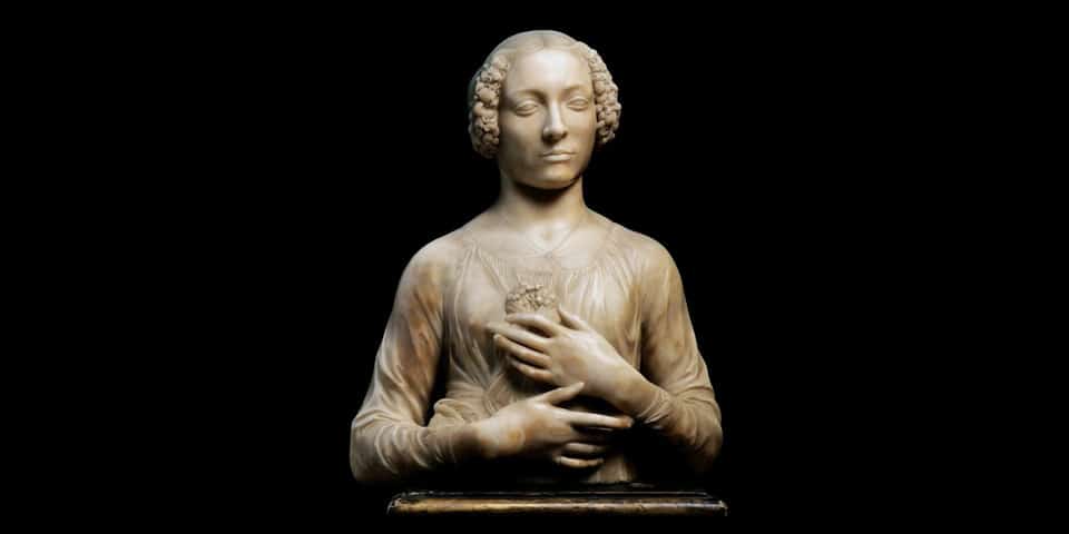 Lady with a Bouquet, Andrea del Verrocchio National Museum of Bargello Florence Lady with a Bouquet, Andrea del Verrocchio National Museum of Bargello Florence