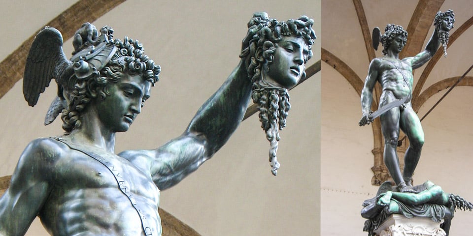 Perseus, Benvenuto Cellini Loggia dei Lanzi, Piazza della Signoria Perseus, Benvenuto Cellini Loggia dei Lanzi, Piazza della Signoria