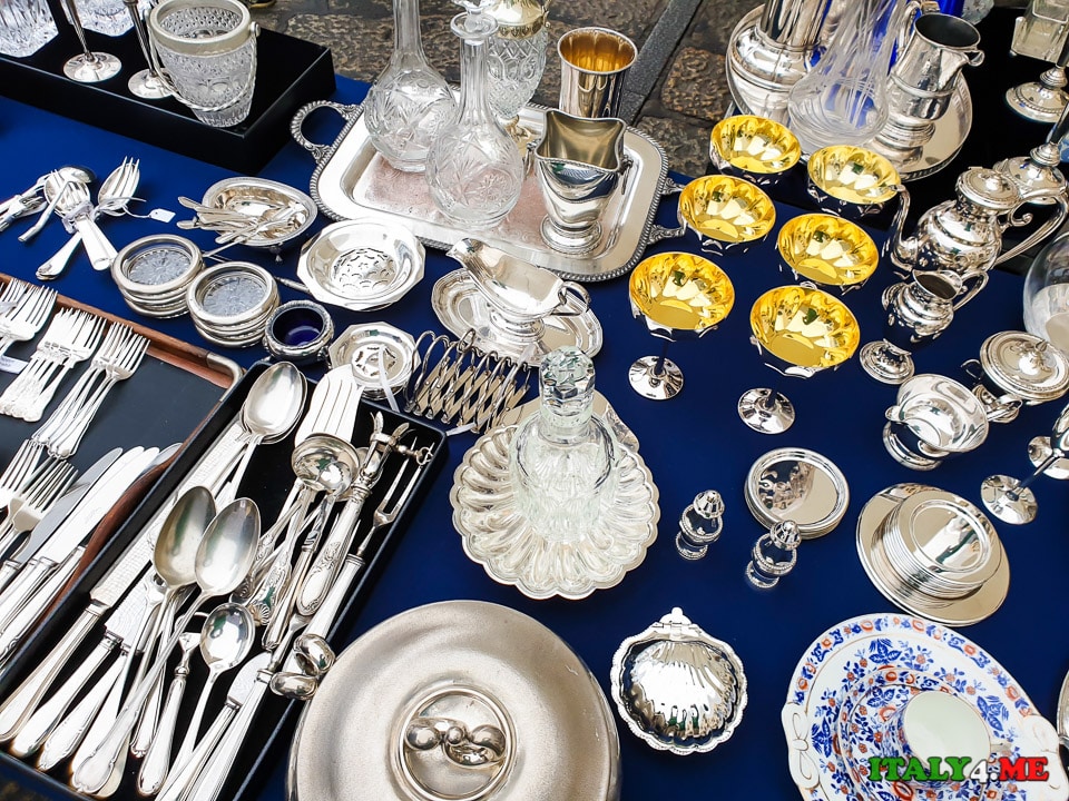 Silverware and various kitchen utensils
