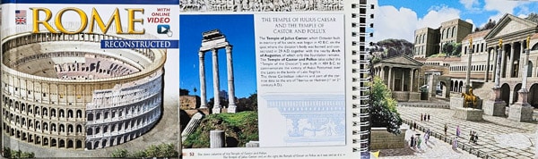 Ancient Rome Reconstructed book Gift from Italy