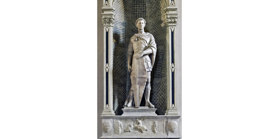 Скульптура Святого Георгия авторства Донателло