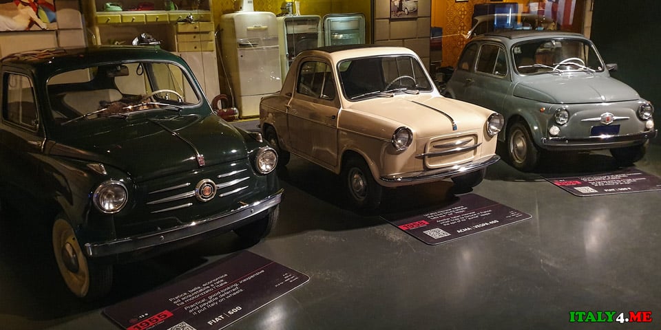 Mass models Fiat 500 and 600
