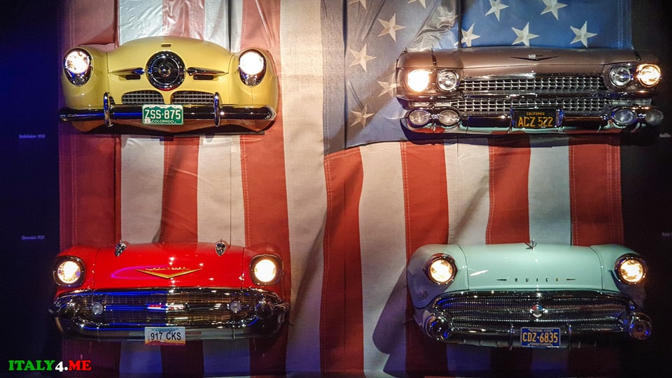 American cars in the Turin Museum