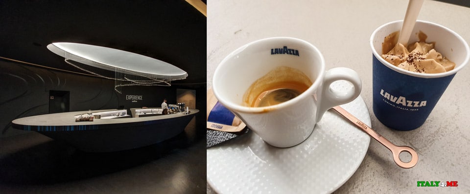 Coffee tasting at the Lavazza Museum in Turin
