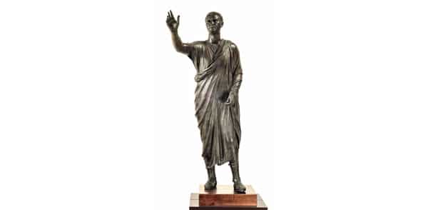 Bronze statue of orator Aulus Metellus (Arringatore)