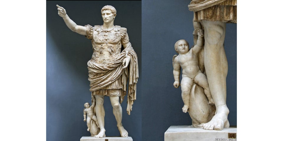 Statue of Emperor Augustus at Prima Porta