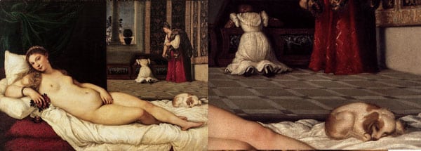 Venus of Urbino painting by Titian