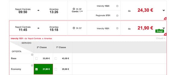 Train timetable from Rome to Amantea, ticket price Train timetable from Naples to Amantea, ticket price