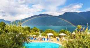 Camping on Lake Garda, Italy