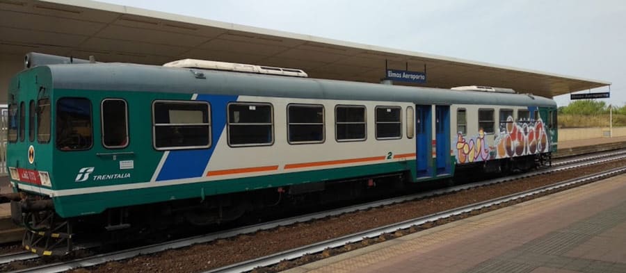 Trains from Cagliari Airport to the city center