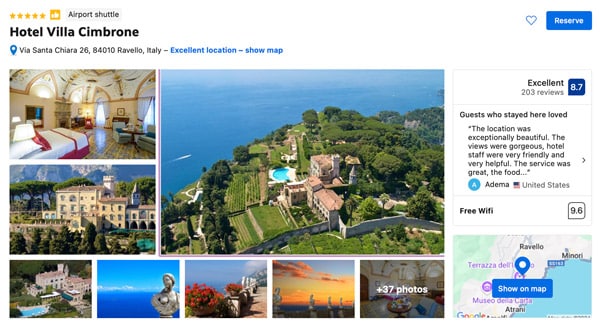 Hotel Villa Cimbrone Ravello Hotel Villa Cimbrone Ravello