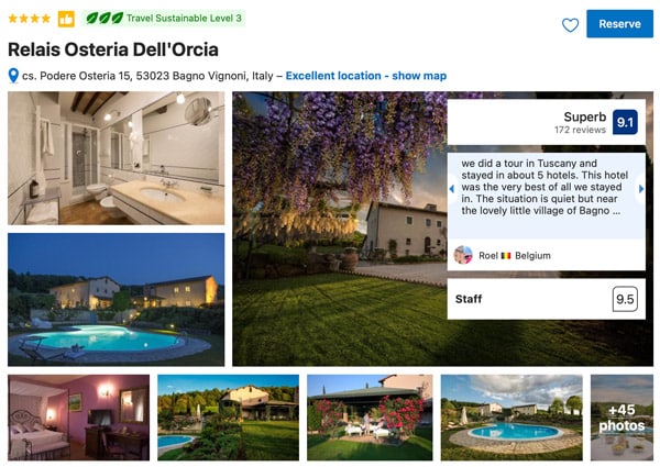 Hotel Relais Osteria Val d'Orcia Valley