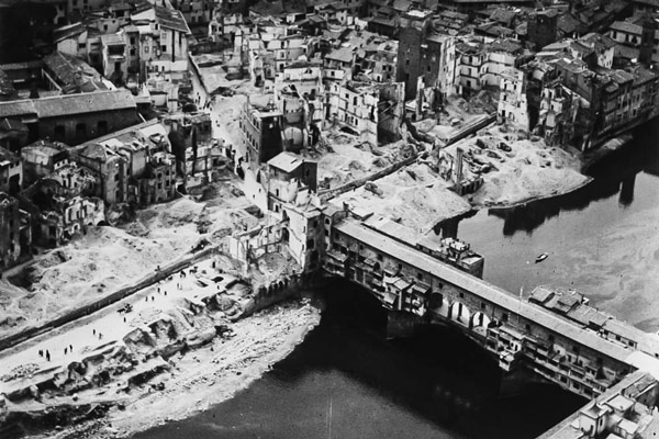 Ponte Vecchio during World War II