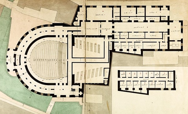 Project plan of La Fenice Opera House in Venice