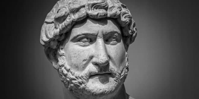 Ancient Roman Sculpture of the Emperor Hadrian