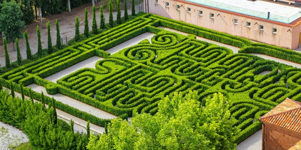 Borges Labyrinth in Venice