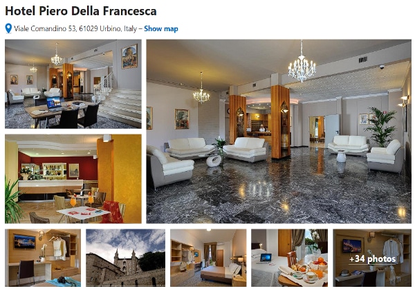 3 star Hotel in Urbino Piero Della Francesca on booking 3-star Hotel Piero Della Francesca in Urbino