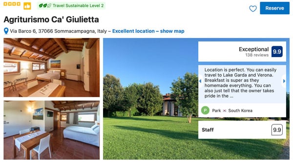 Agriturismo Ca Giulietta Farm Stay near Lake Garda Verona