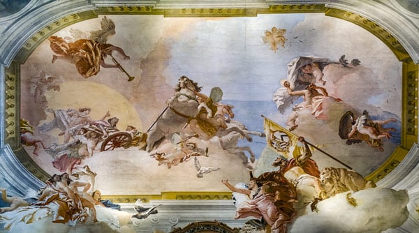 fresco wedding of Ludovico Rezzonico and Faustina Savorgnan