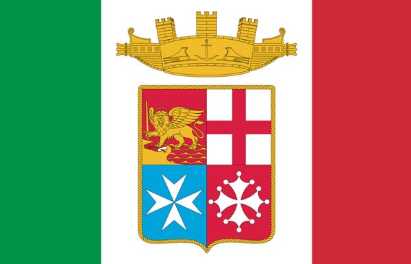  the lion with a sword on Flag Italian Navy (Marina Militare)