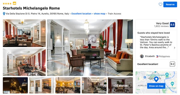 Starhotels Michelangelo good hotel close to Vatican City Starhotels Michelangelo good hotel close to Vatican City
