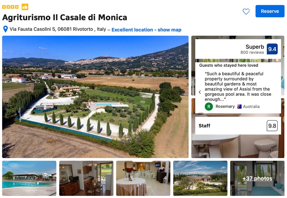 Farmhouse with a view of Assisi Farmhouse in Umbria with Pool and View of Assisi